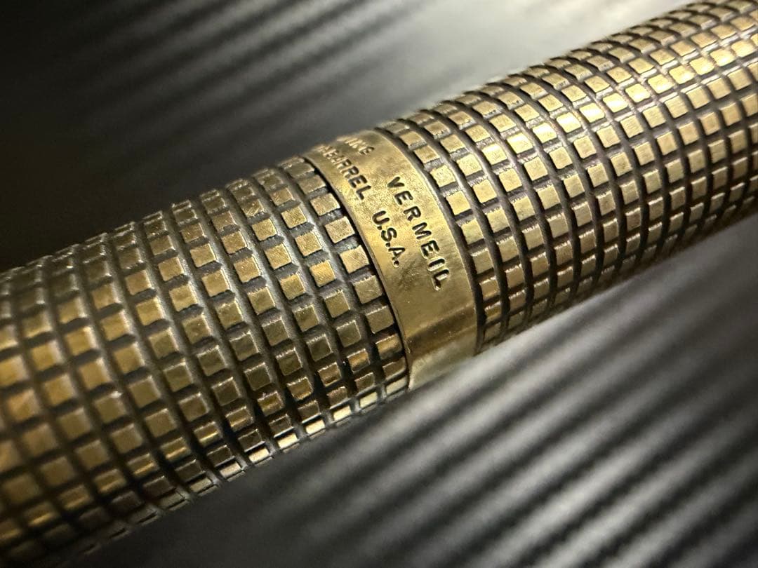 未使用に近い パーカー 75 シズレ バーメイル XF 極細字 万年筆