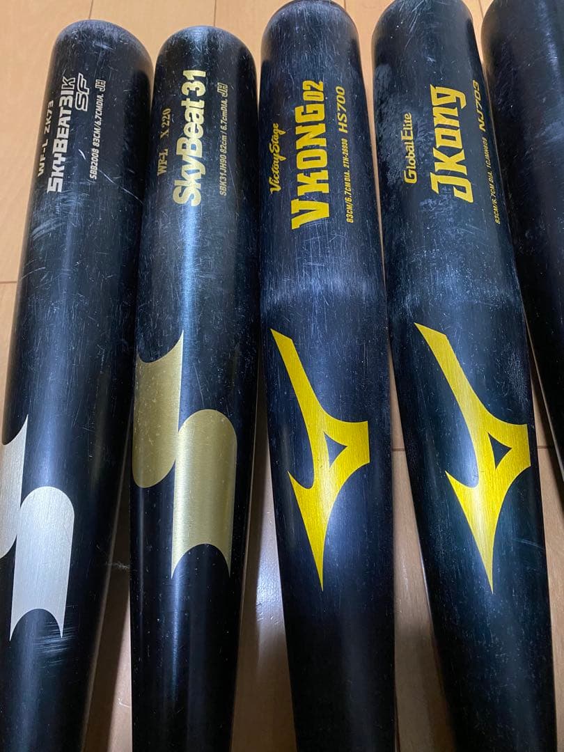 中学硬式野球　バット 6本