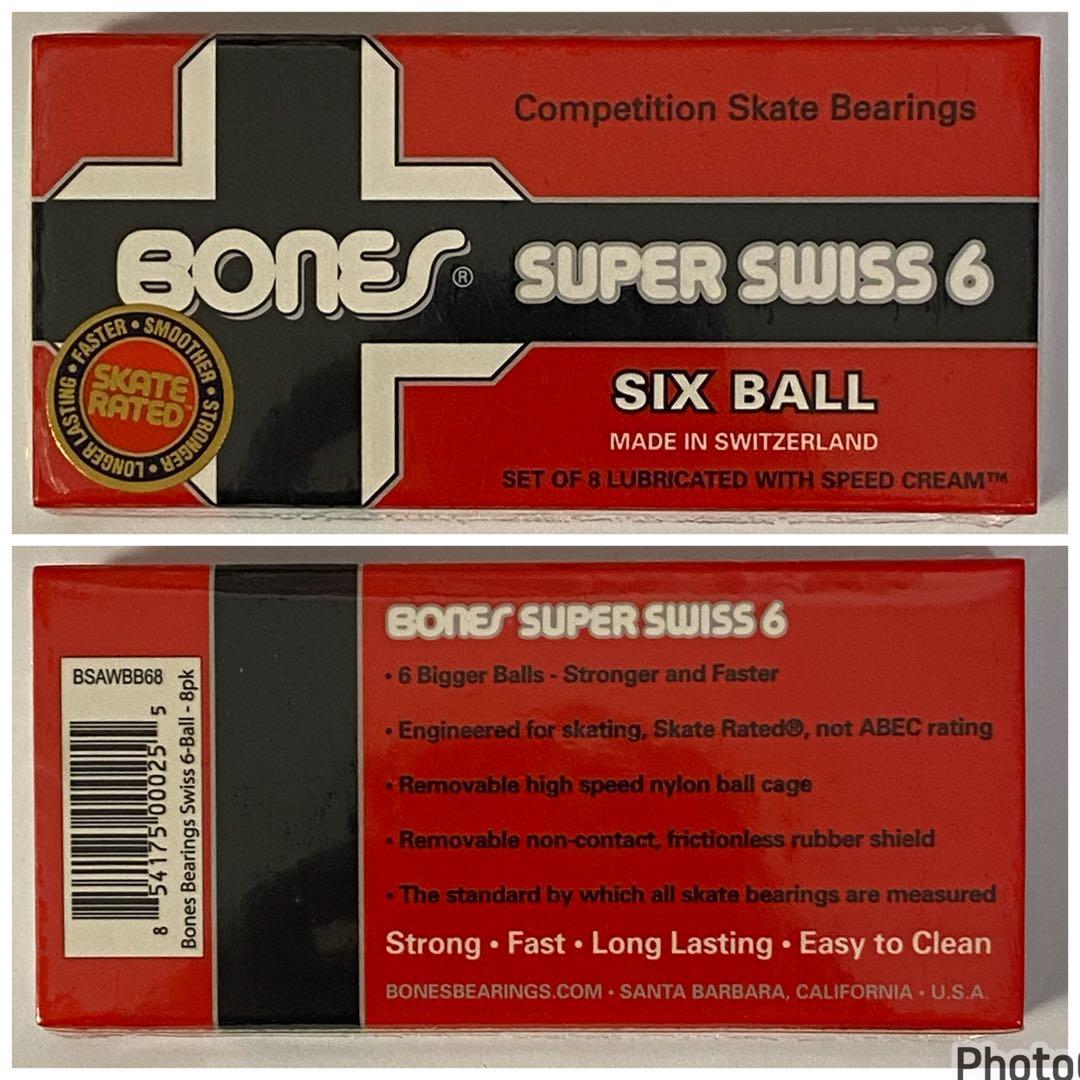 Bones Super Swiss6ベアリング Abec7相当 宅急便コンパクト