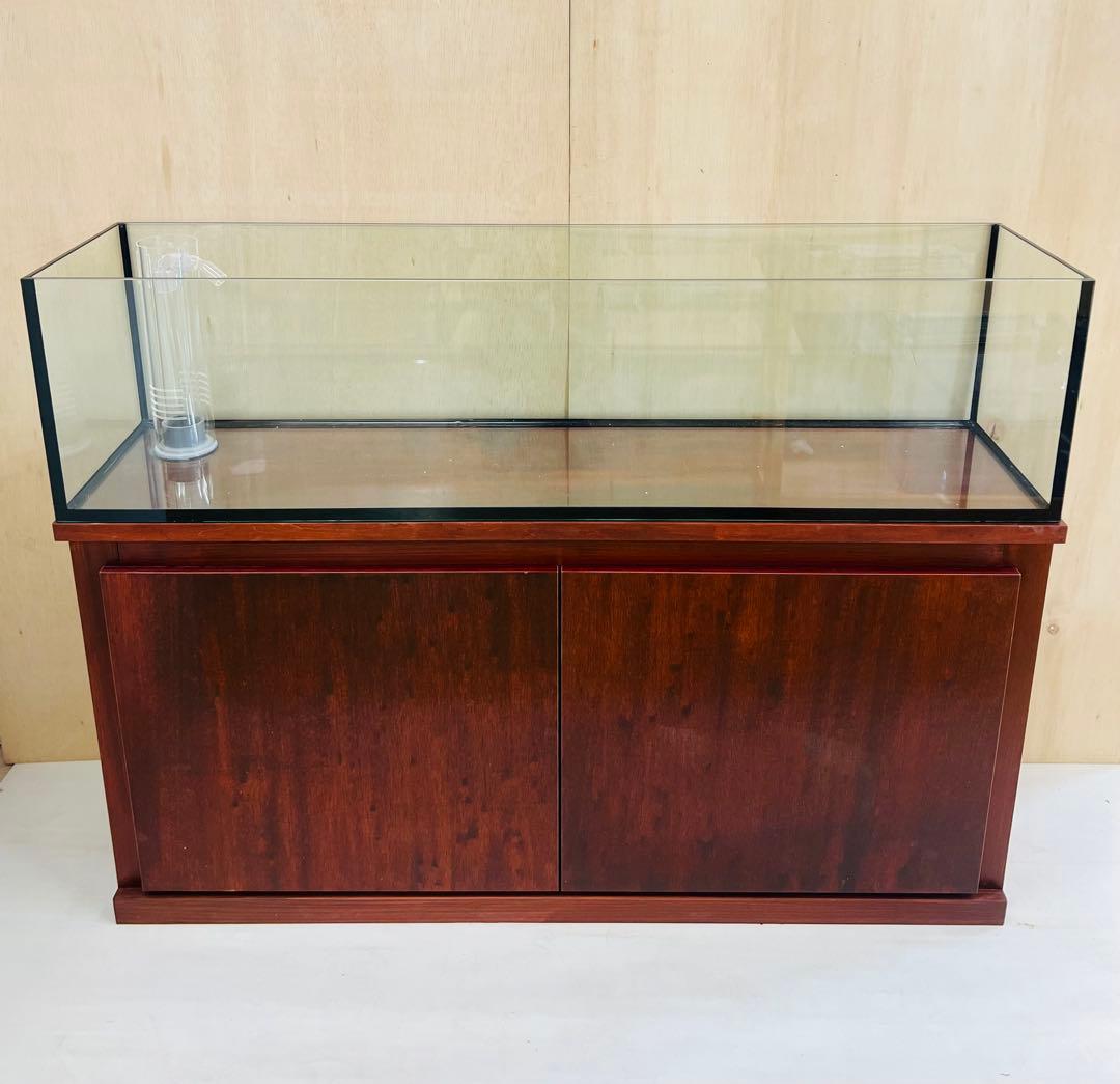 1200ｘ300ｘ300㎜オールガラスオーバーフロー水槽 セット　ブラック