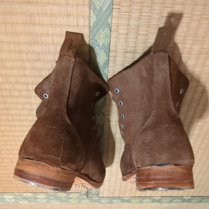 日本陸軍五年式下士官兵用編上靴（精巧複製品）27センチ