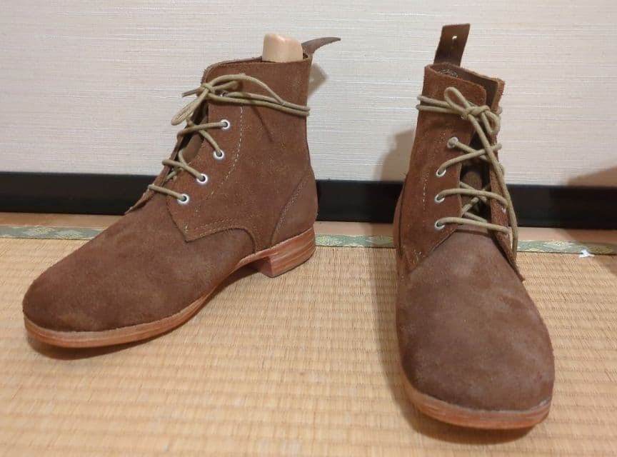 日本陸軍五年式下士官兵用編上靴（精巧複製品）27センチ