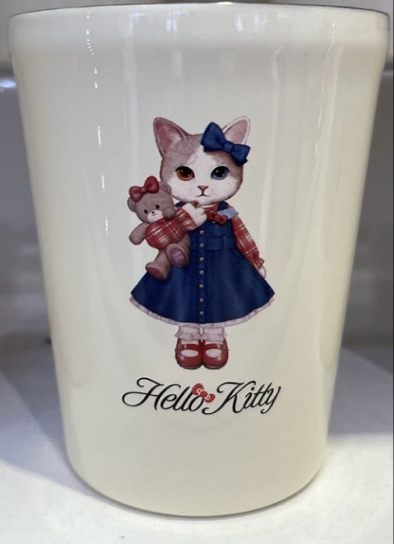 6021 サンリオ　usj ユニバ　キティ　タンブラー　タイニーチャム　リアル猫