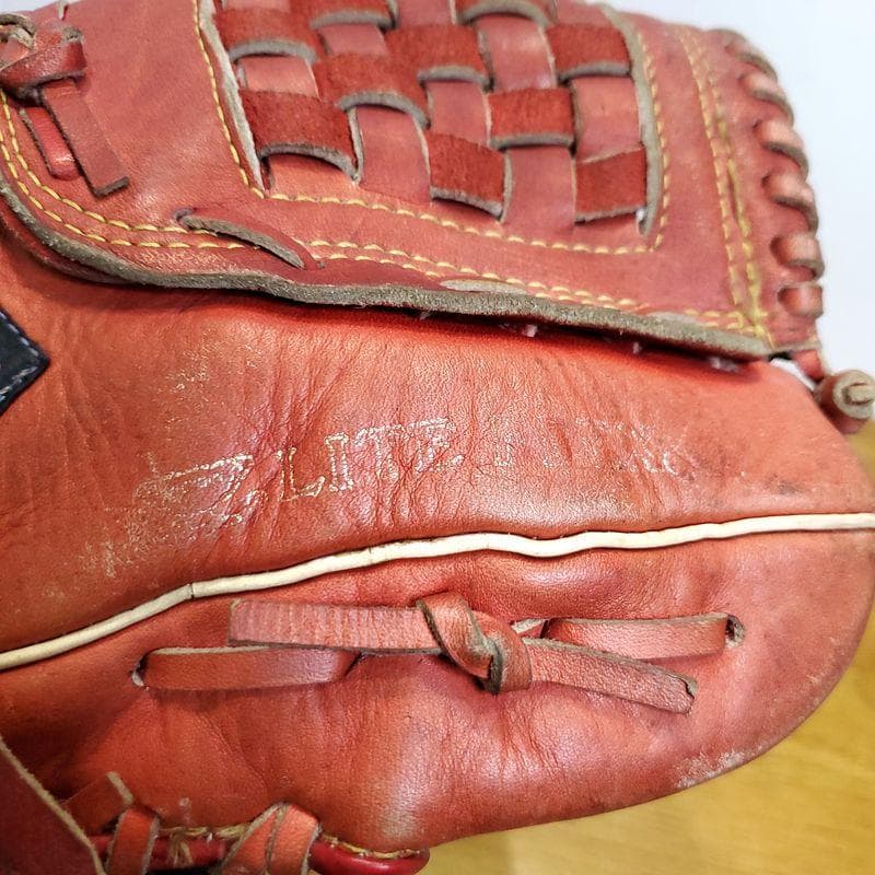 ミズノ 堀内恒夫モデル サイン刻印 ビンテージグラブ 投手用 軟式グローブ