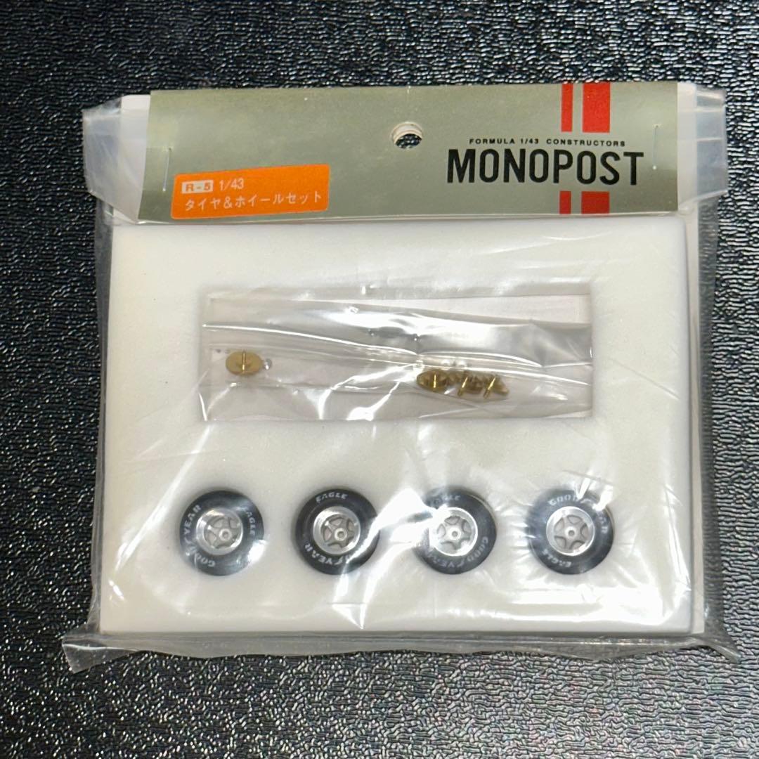 [G1038] MONOPOST 1/43 タイヤ　ホイールセット　グッドイヤー