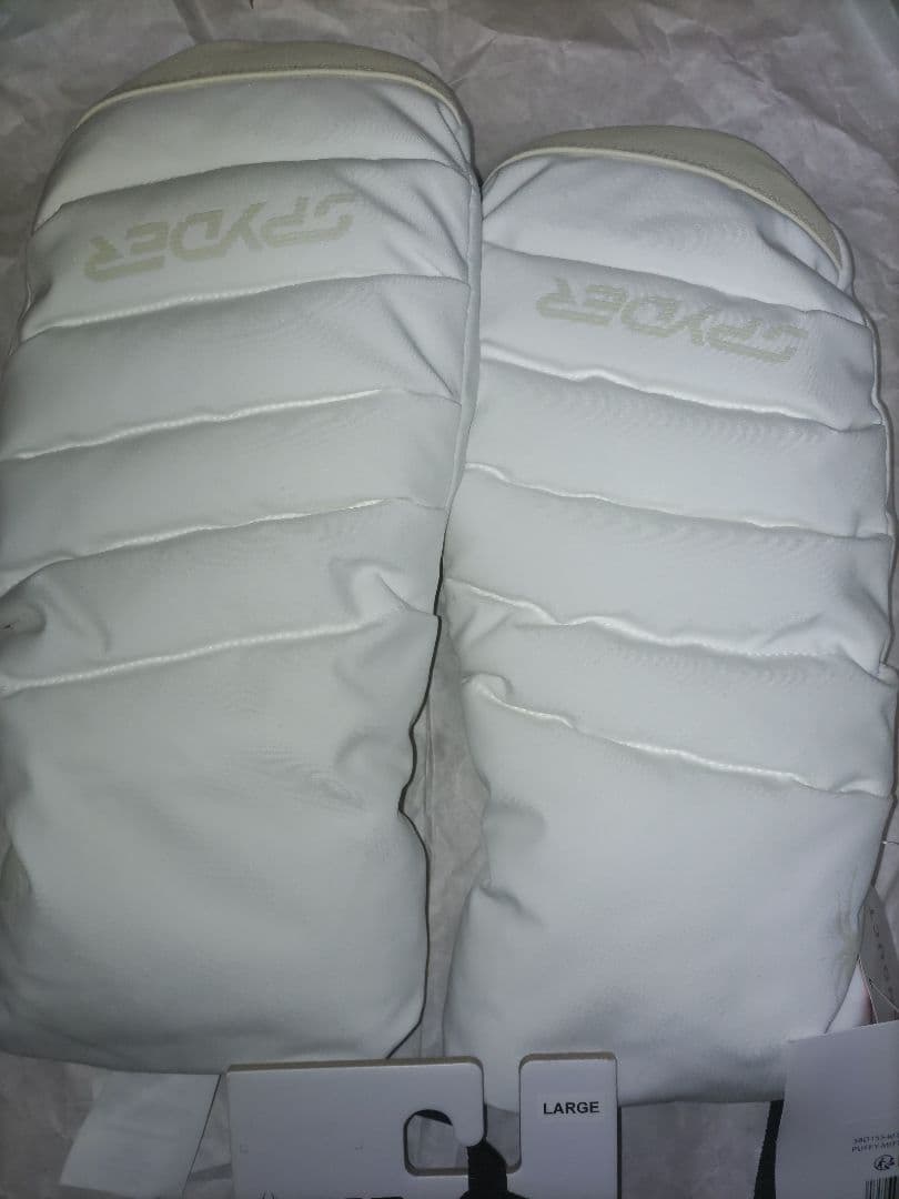 新品タグ付き保管品 SPYDER PUFFY MITTENS グラブ サイズ L