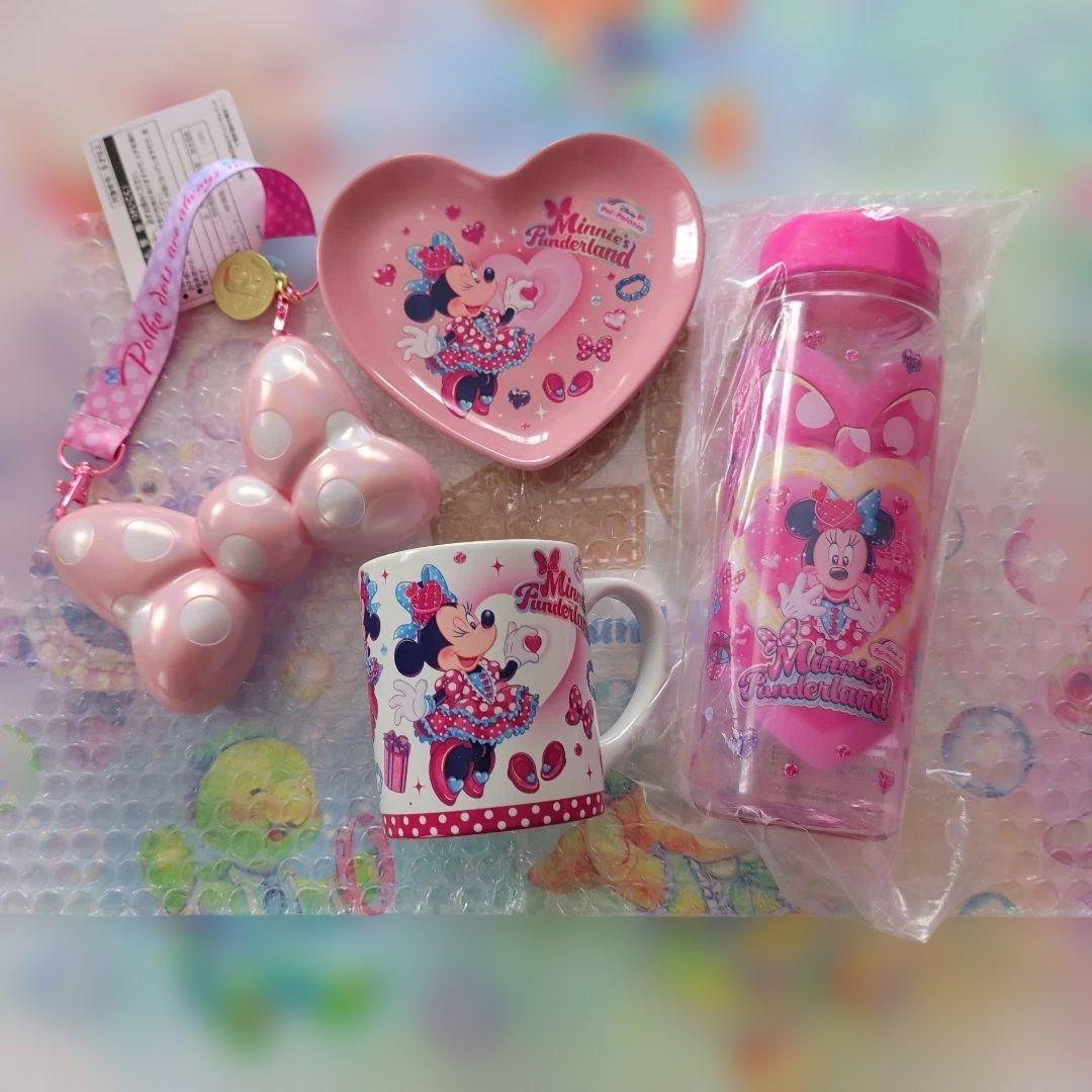 ミニー　パルパルーザ　スーベニア　プレート　カップ　ボトル　スナックケース