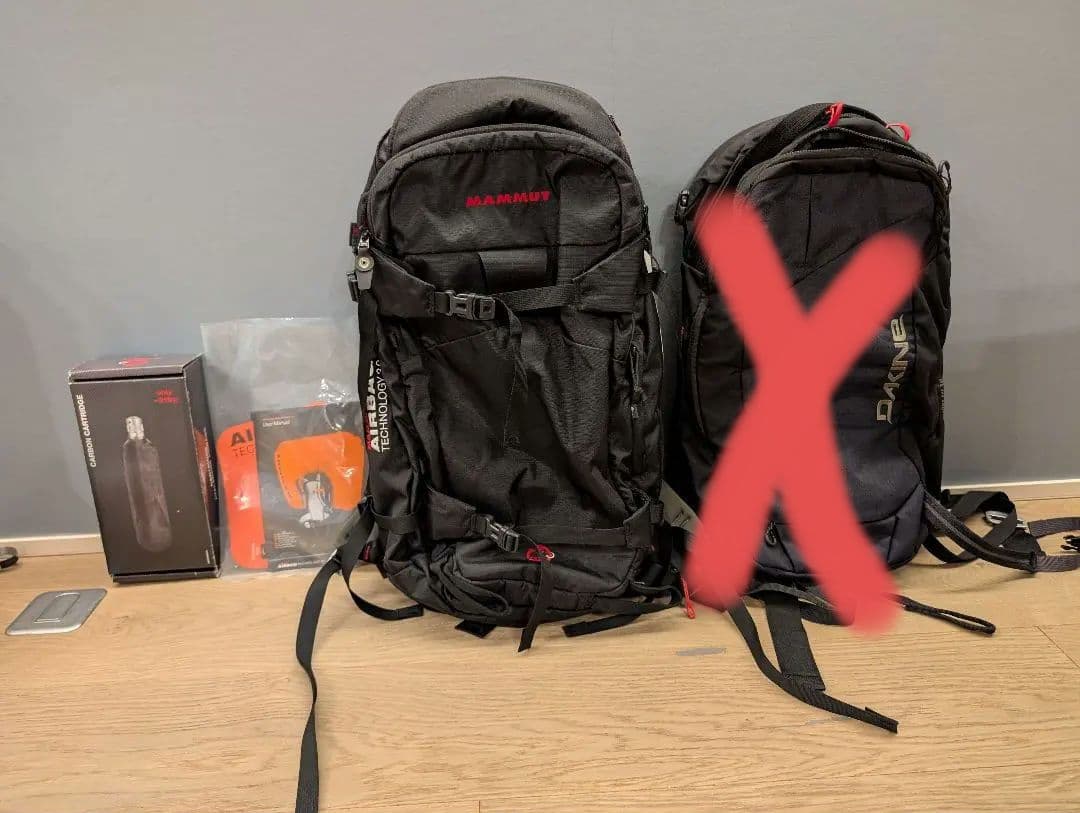 Mammut 雪崩エアバッグセット airbag