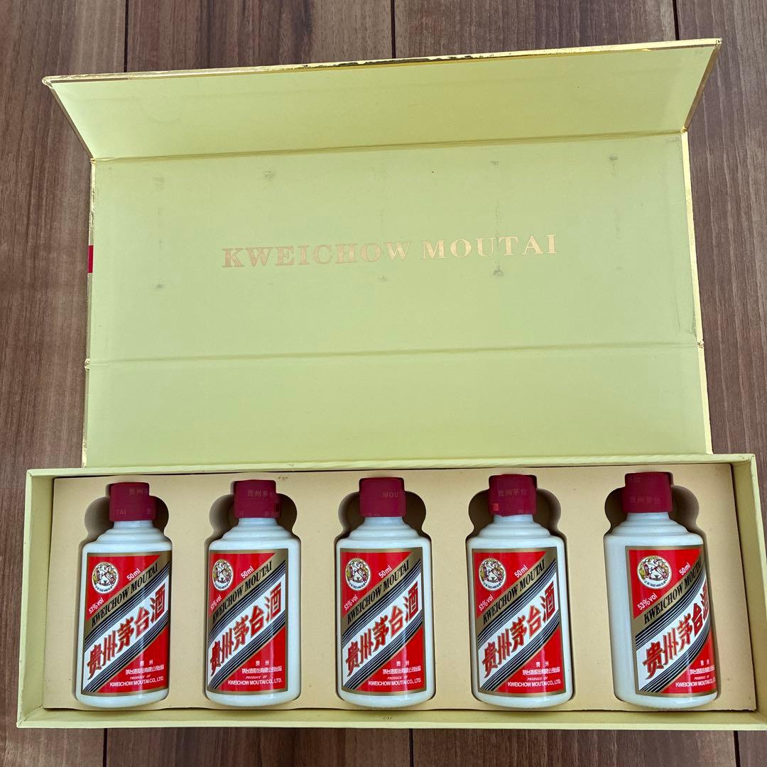 貴州茅台酒 KWEICHOW MOUTAI 2021年 53% 50ml×5本