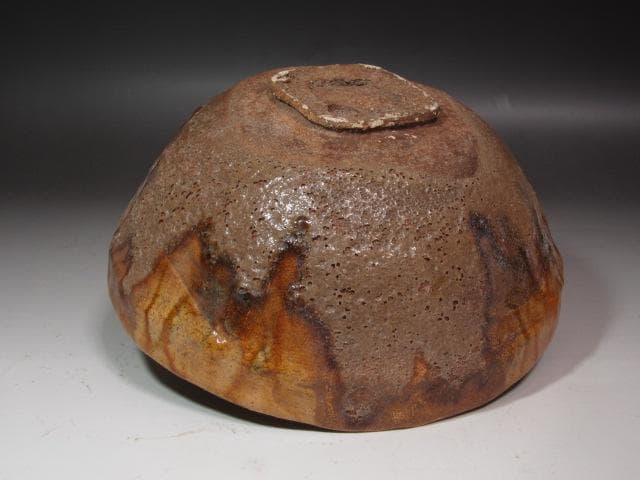 ☆　7代　大樋長左衛門　菓子器　9代極め　裏千家　十五代　鵬雲斎の花押☆y403