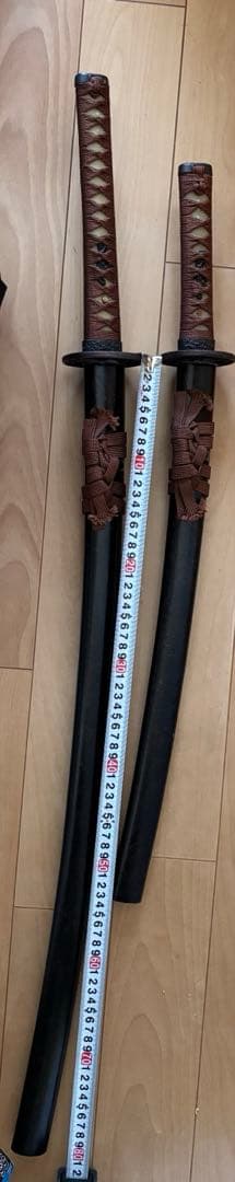 日本刀（模造刀）2本セット　刀置き付きJapanese sword,