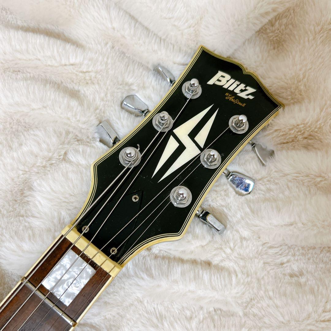 ブリッツ アリアプロ2 レスポール カスタム スタイル エレキギター ブラック