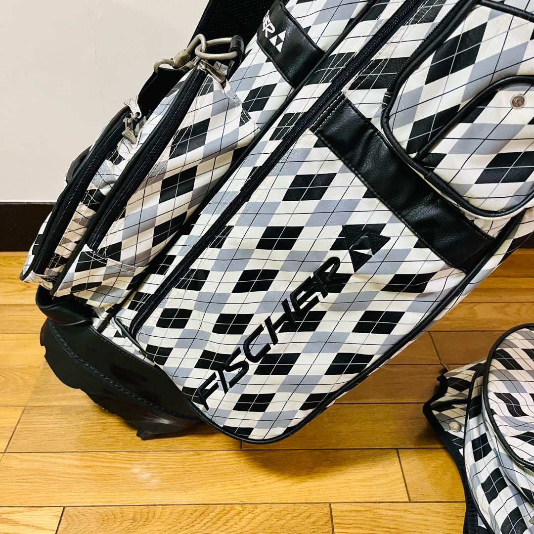 希少品　FISCHER フィッシャーキャディバッグ スタンド式 送料込み