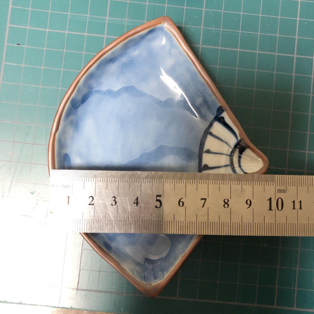 レア❣️小皿 ふきよせ 松雲作 絵変り 五枚 共箱