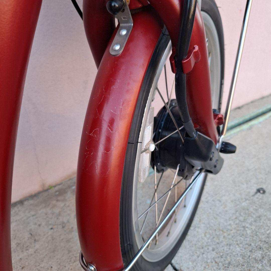 BRIDGESTONE電動アシスト三輪車レッド　ラケットワゴン（使用頻度少なめ）