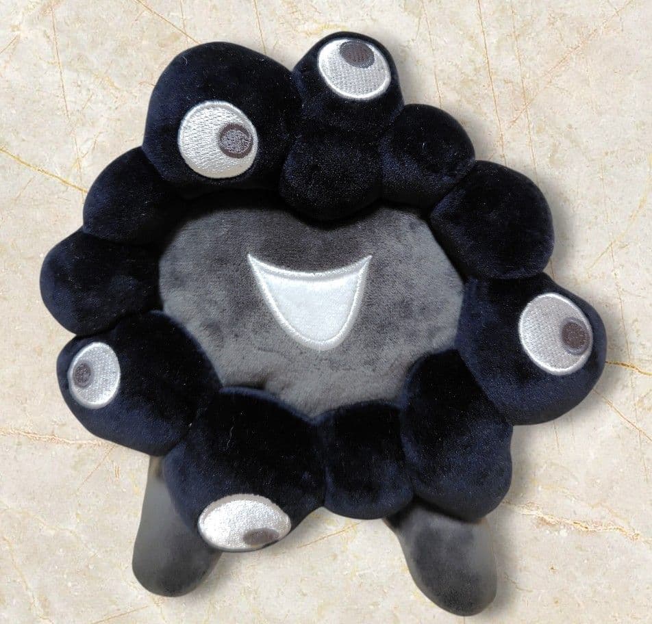 ミャクミャク 這い型　ぬいぐるみ　黒 M　黒ミャクミャク　黒ミャク　万博