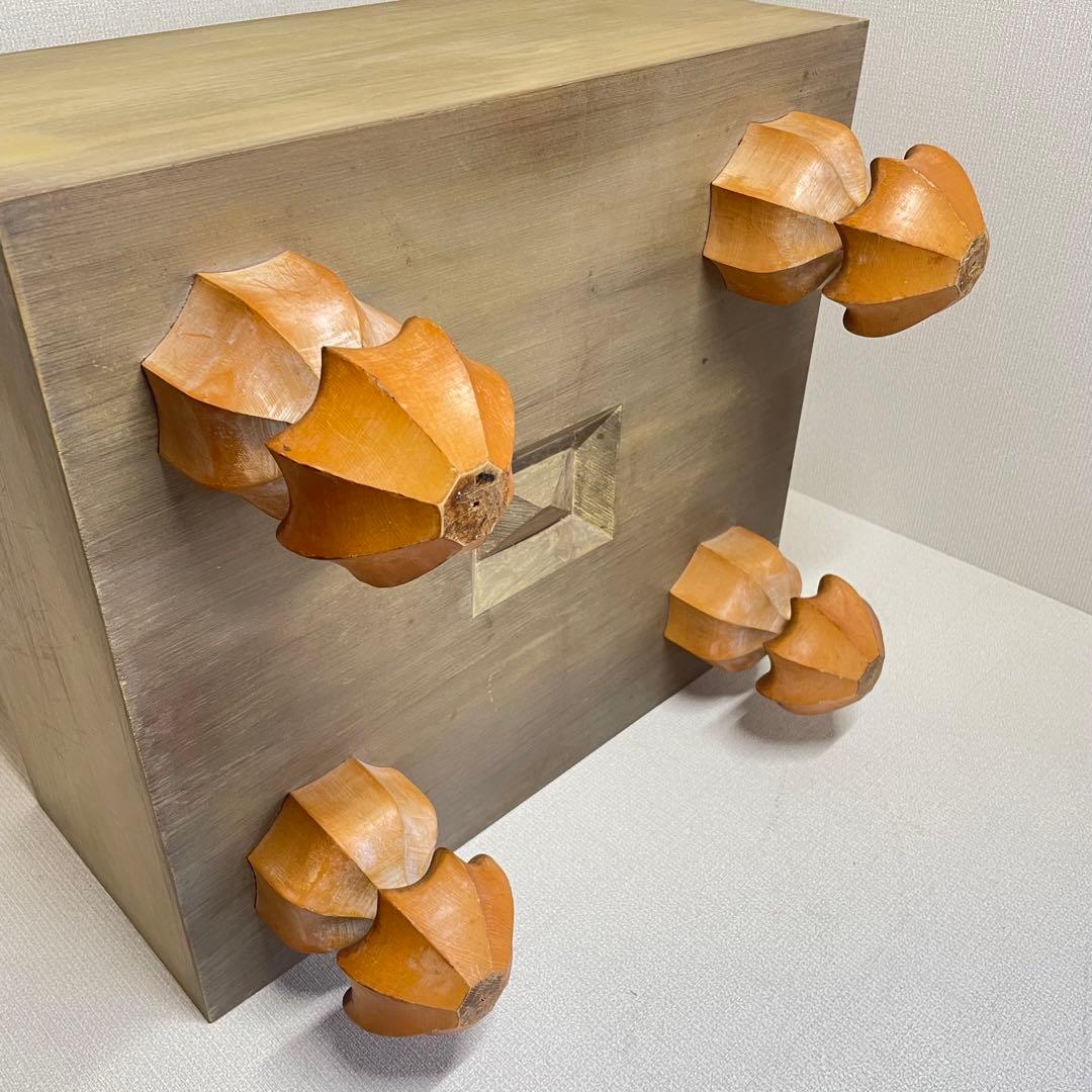 囲碁盤　脚付碁盤 厚さ約20cm へそ 蓋付