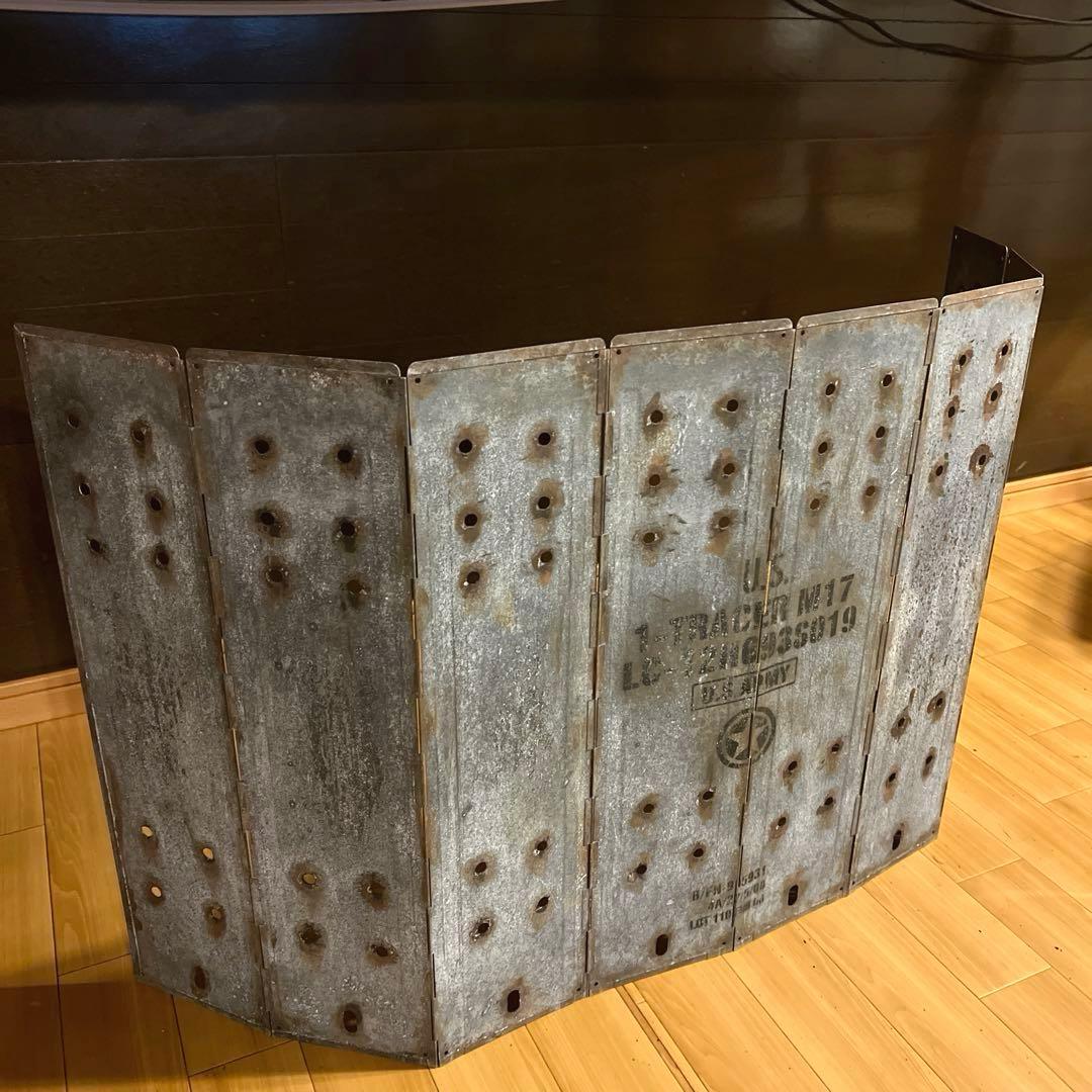 ウィンドスクリーン600cm ミリタリー.軍幕，焚き火，ソロキャンプ、未使用品