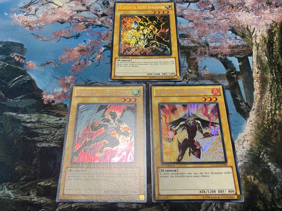 E・HERO スパークマン フェザーマン バーストレディ シークレット EU版