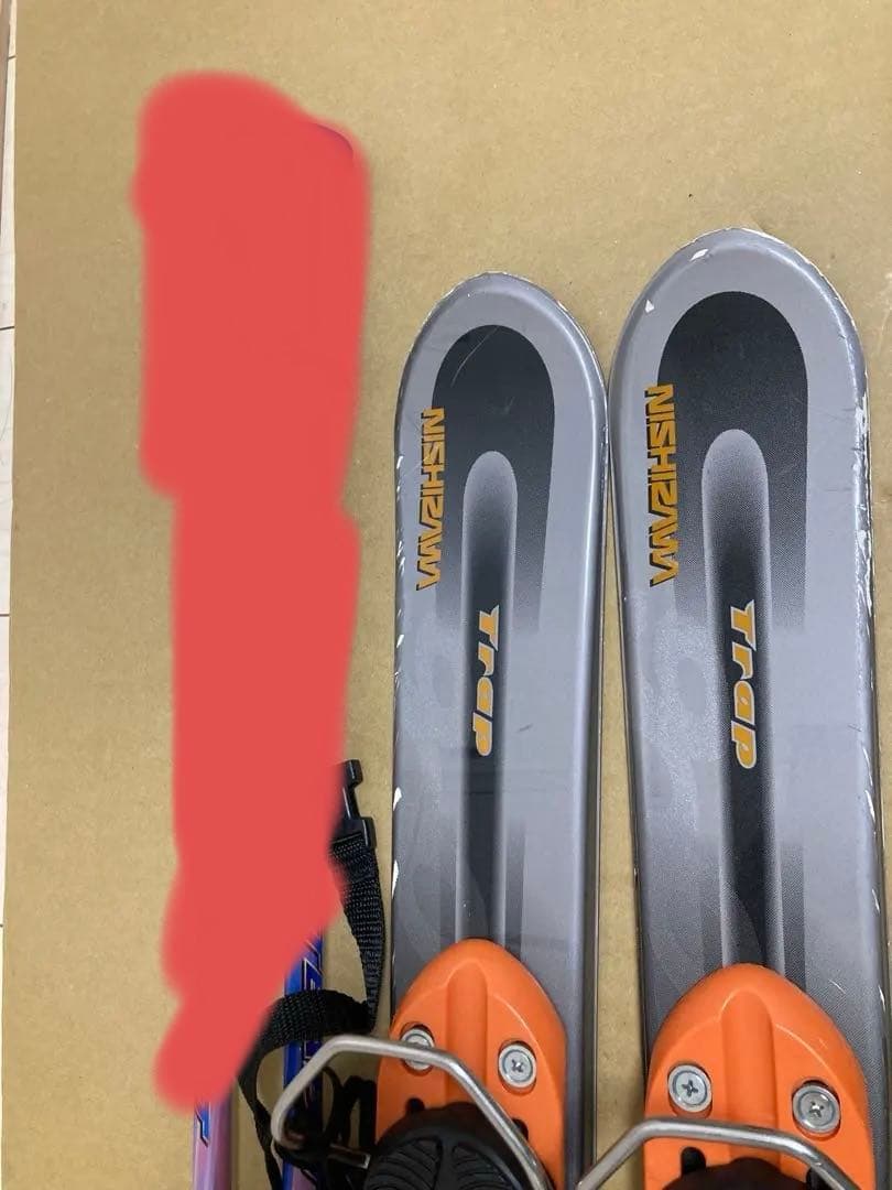 ニシザワ TRAP ショートスキー90cm ブーツ24cm