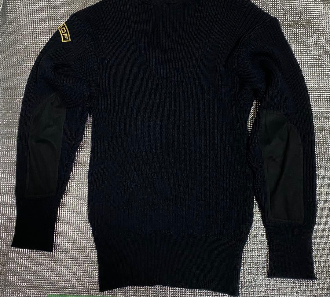 海上自衛隊　簡易セーター　Lサイズ黒　宮地洋服店　ミヤジ　呉　江田島　佐世保