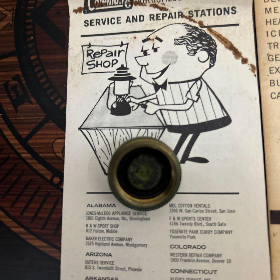 コールマン501シングルバーナー1961年11月製