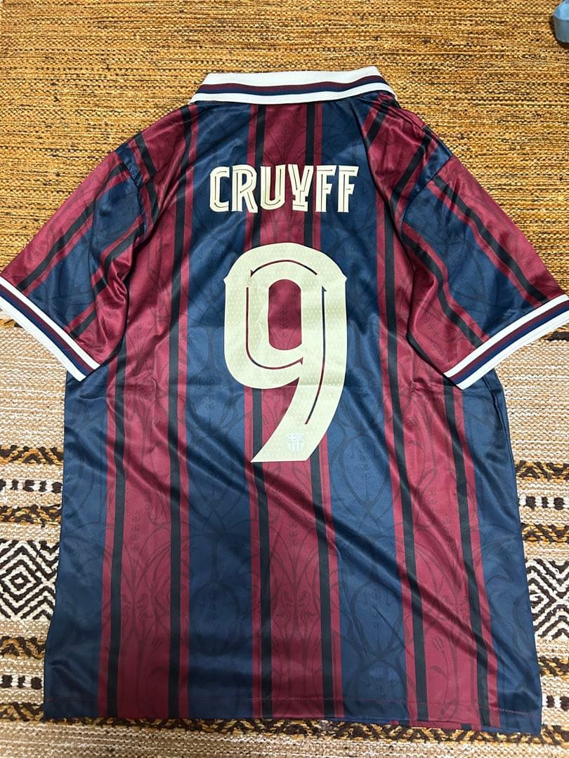 【激レア125周年】fc バルセロナ ヨハンクライフ ユニフォーム レトロシャツ
