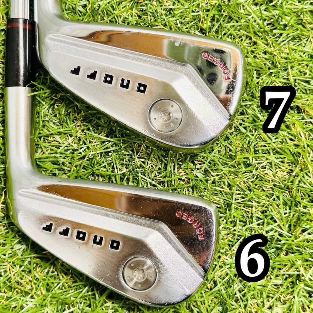 【良品】グローブライド オノフ クロ 2022 メンズアイアンセット 5本 S