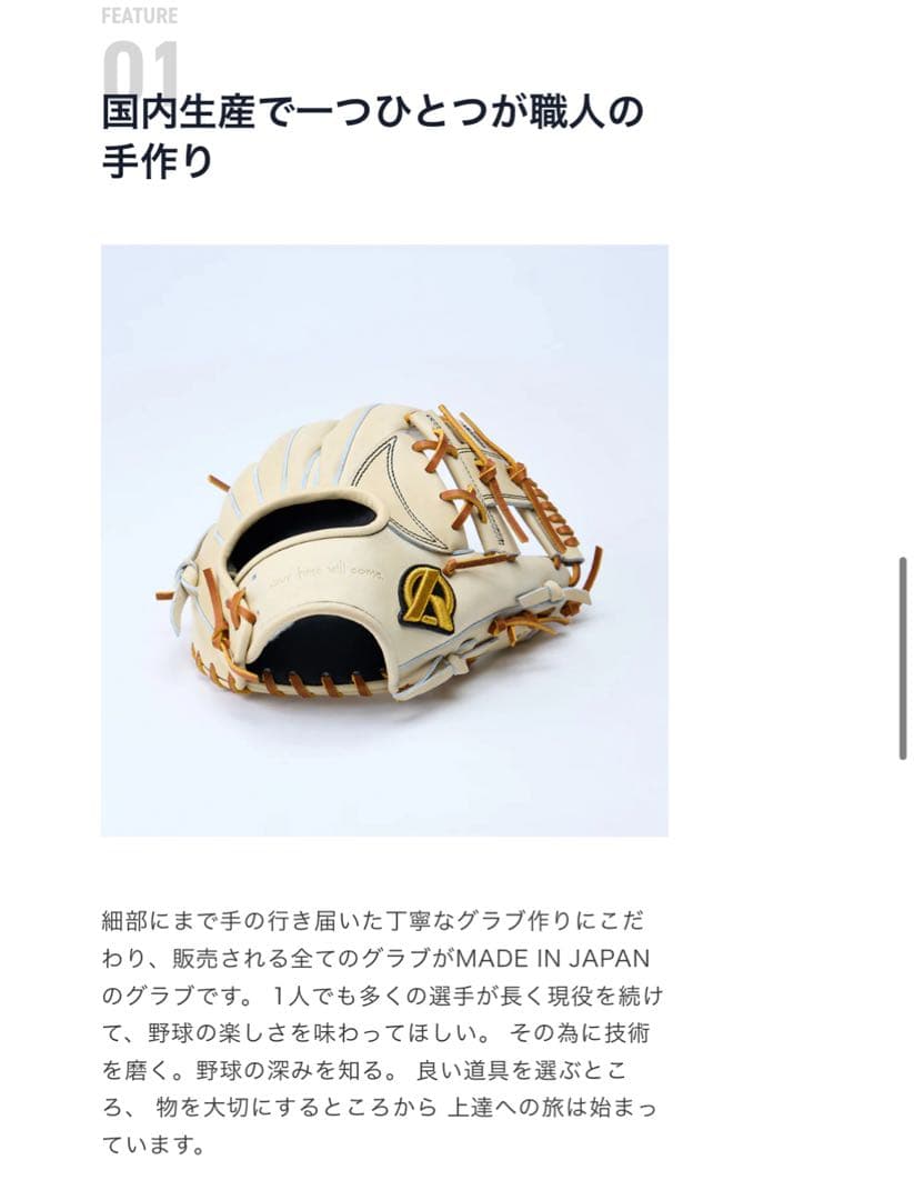 新品未使用品‼️アメイジング硬式内野手用グラブ