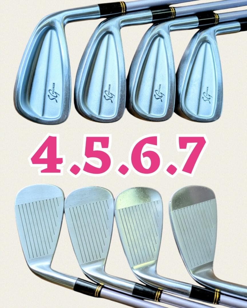 【希少・地クラブ】レディース SG SHONAN 4番～9番 P.A.S 9本組