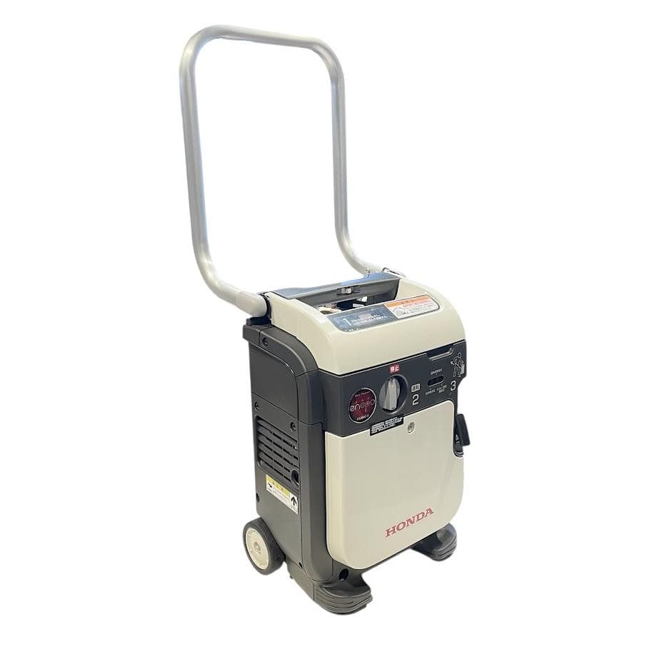 ほぼ未使用■HONDA ガスボンベ式 発電機■ 防災備蓄 エネポ 非常用電源