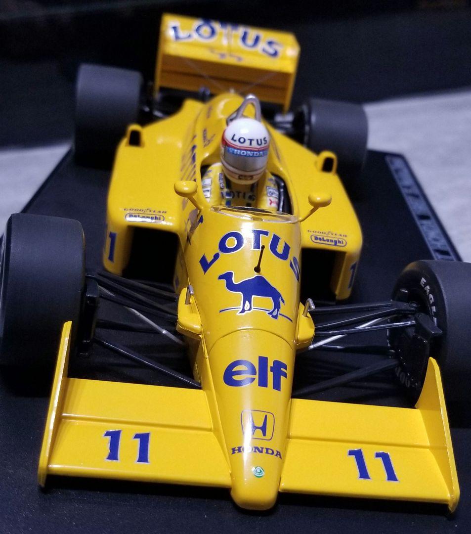 【レア美品】ミニチャンプス1/18 　ロータスホンダ99T 中嶋 悟　1987