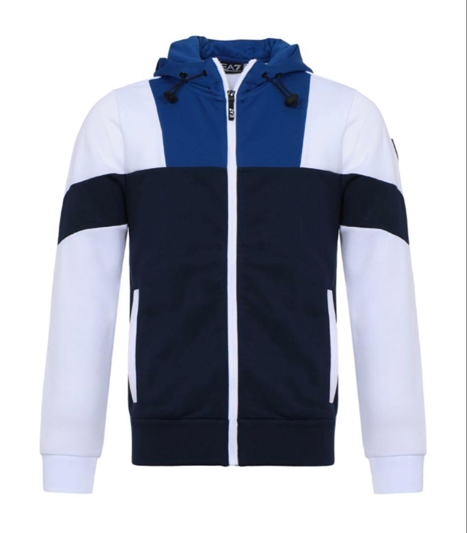 EA7 スウェット ジップアップパーカー メンズ M