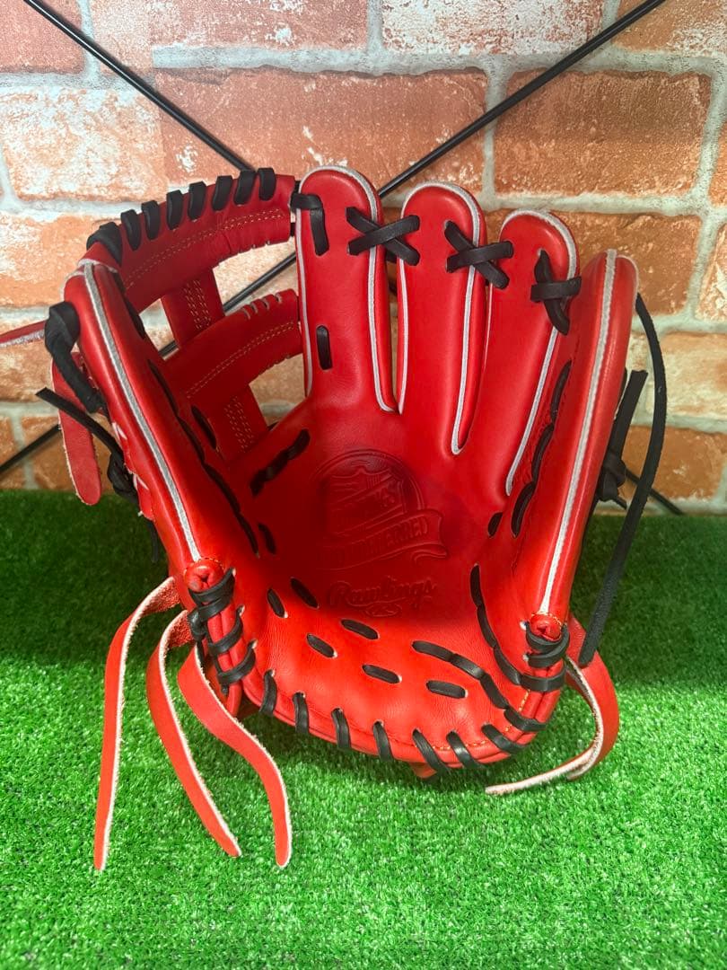 Rawlings 硬式グローブ レッド