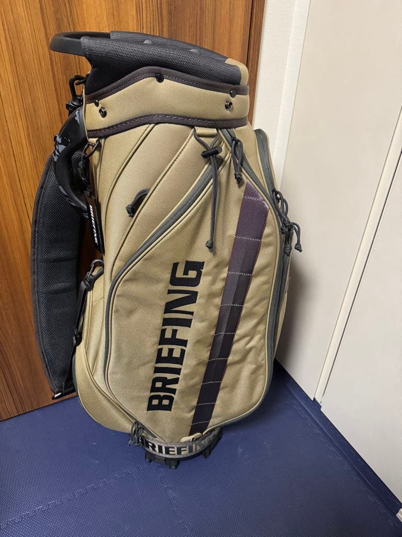 未使用 BRIEFING CR-5 #04 キャディバッグ タン　新品