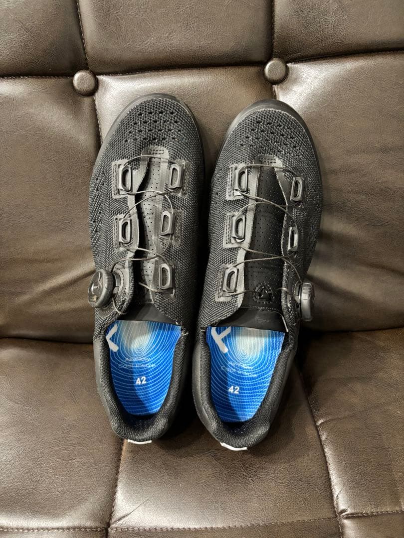 4回使用・FLR FNT-5 ニット素材 サイズ42 27cm 幅広ワイド