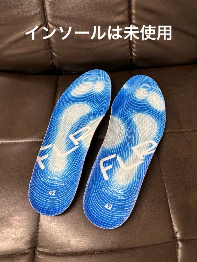 4回使用・FLR FNT-5 ニット素材 サイズ42 27cm 幅広ワイド