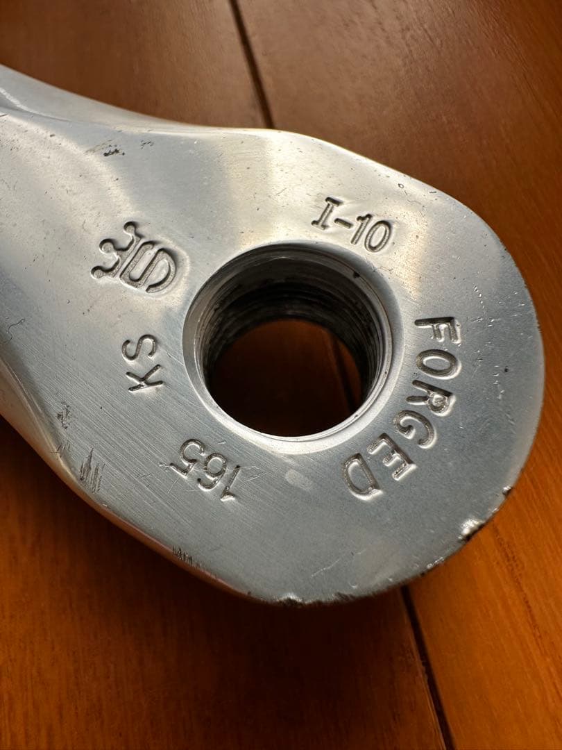 ピスト シングル用 クランク SUGINO RD4 チェーンリング付 165mm