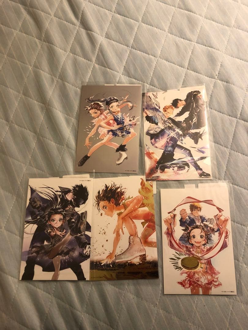 メダリスト　箔押しポストカード