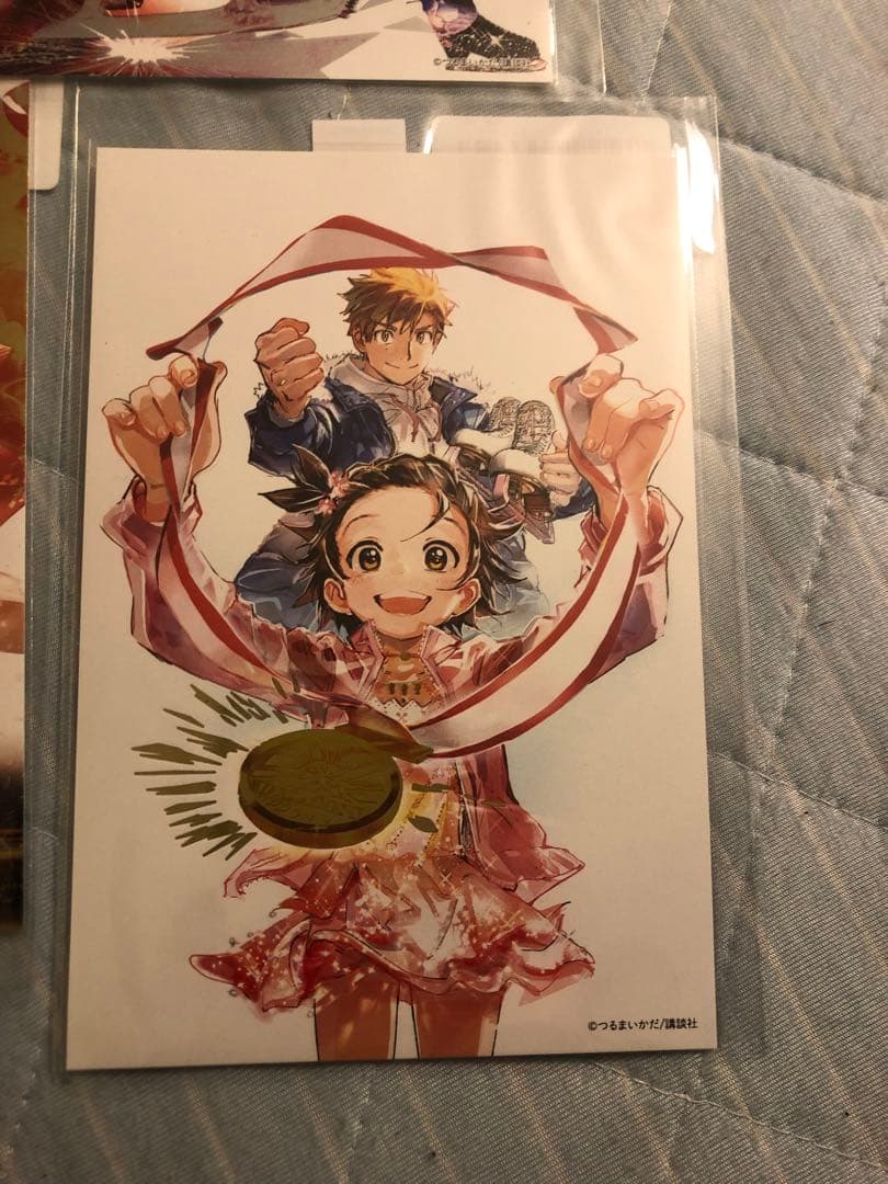 メダリスト　箔押しポストカード