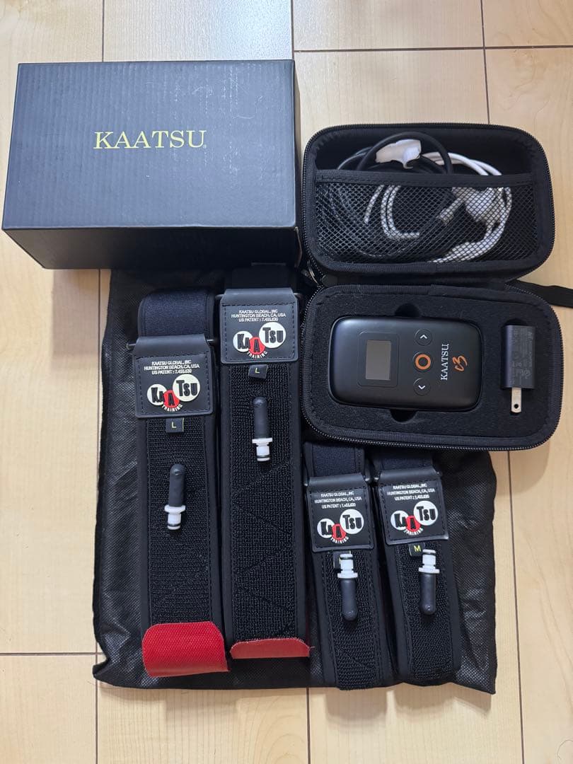 KAATSU C3 加圧C3 加圧トレーニング ベルト 本体 セット　【加圧】