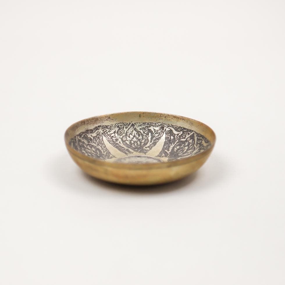 イラン 5リアル銀貨ボウル｜小物入れ トレイ