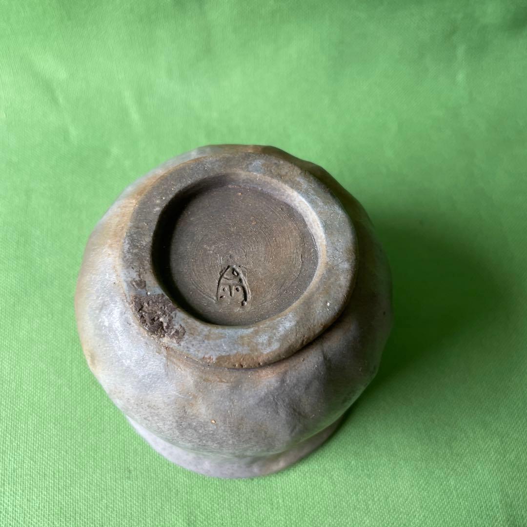 備前焼 手びねり 宝瓶 竹摘み さんぎり③