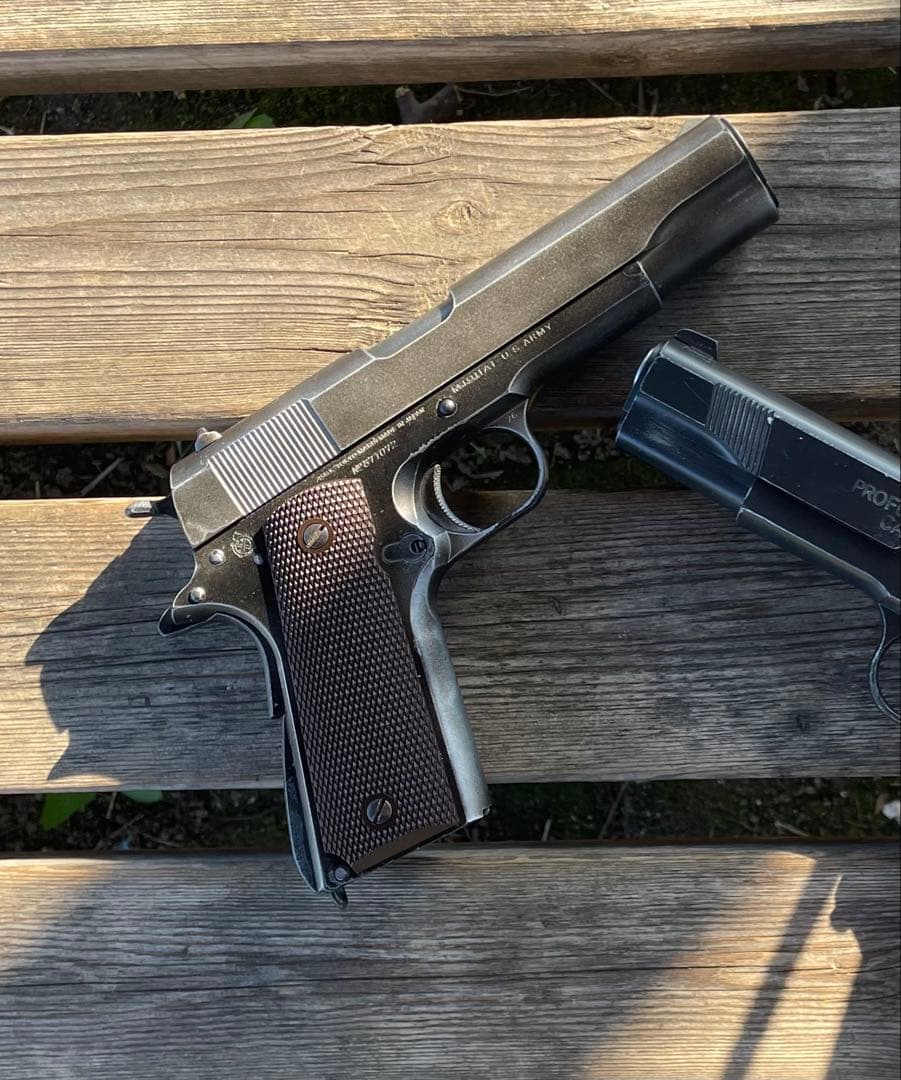 東京マルイ COLT M1911 ガスブローバックエアガン リアルダメージ塗装