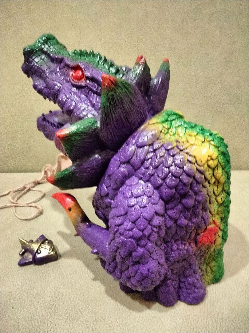 ソフビ　monstock 超古代神類ポゴンゴ　紫　izumonster 安楽安作