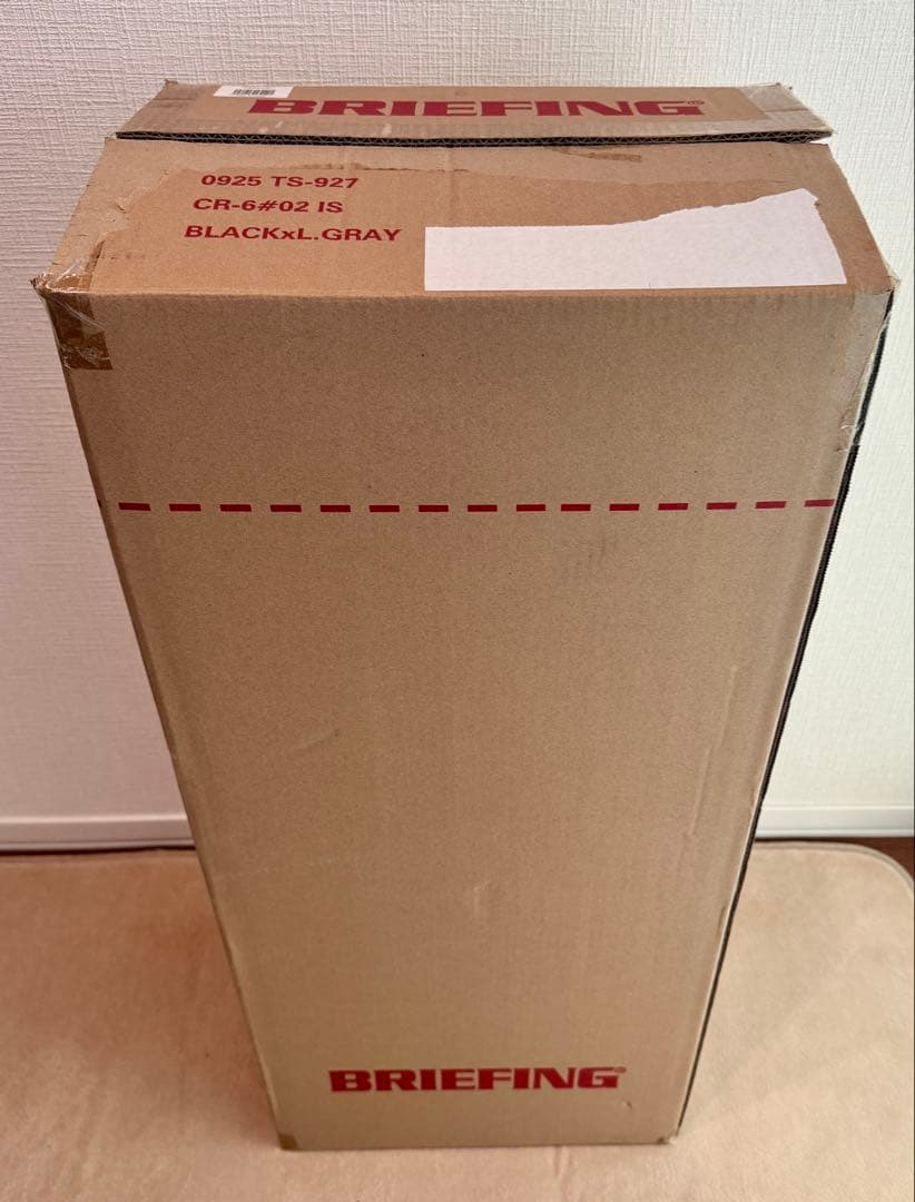 ブリーフィング CR-6　ブラックスチール　キャディバッグ