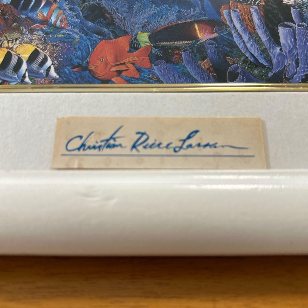 最終値下げ！　クリスチャン　ラッセン　公式　ハワイ　WHALE　ポスター