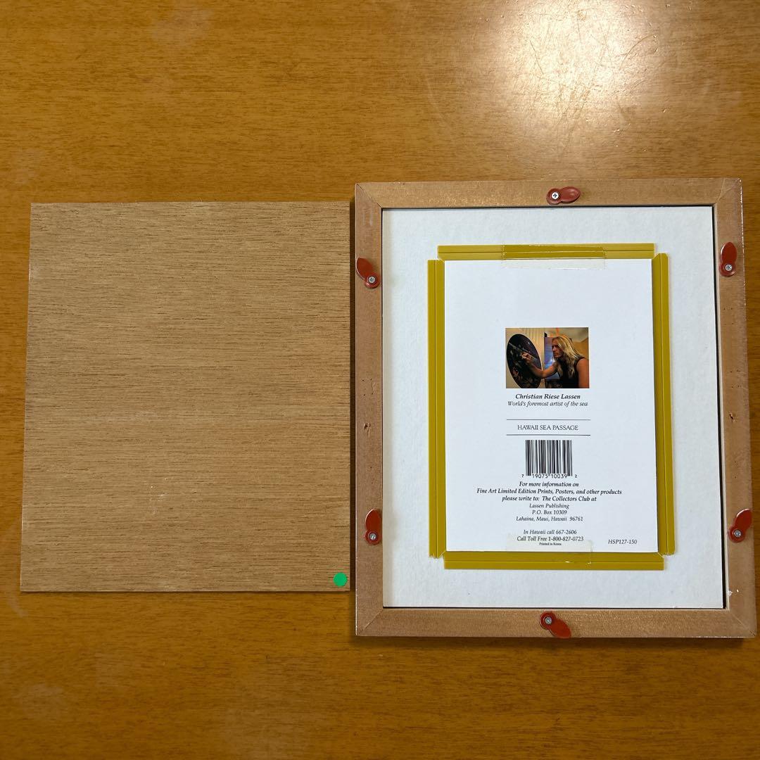 最終値下げ！　クリスチャン　ラッセン　公式　ハワイ　WHALE　ポスター