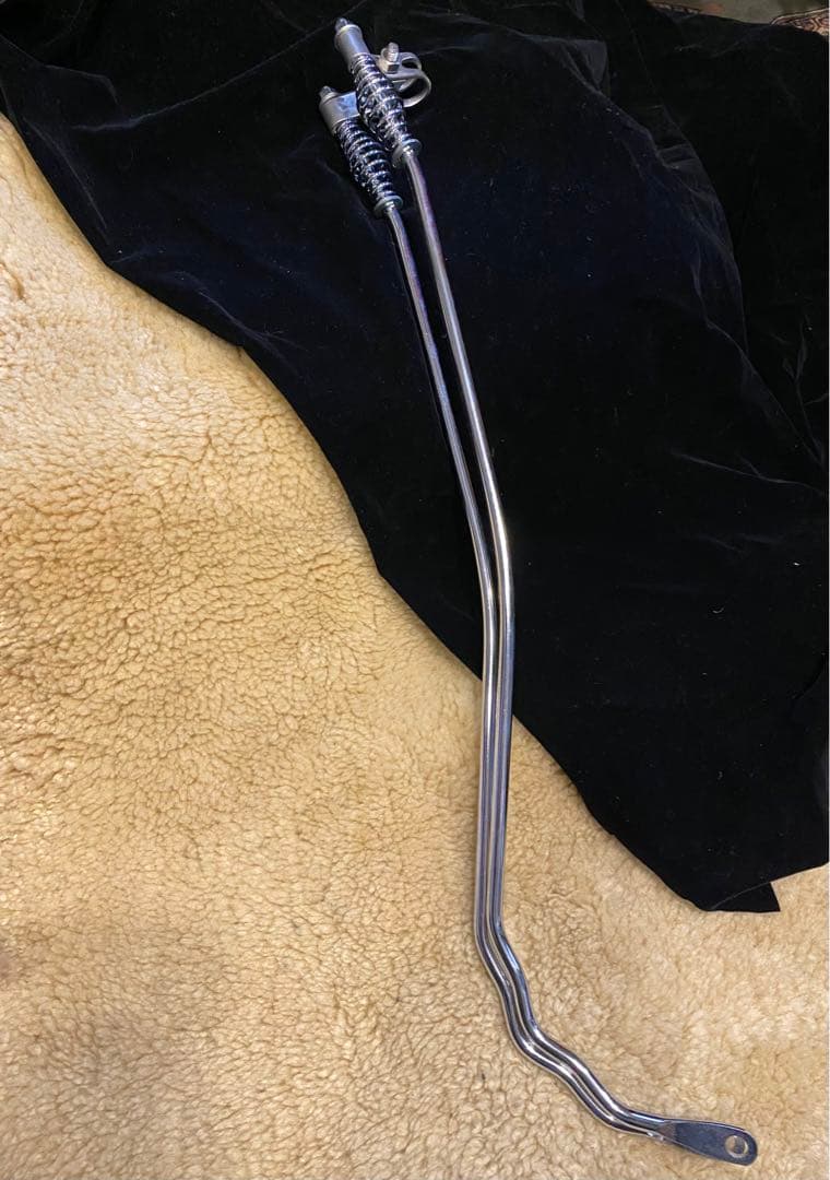 貴重　新品未使用　昭和　実用車　補助フォーク　アンティーク　ロッドブレーキ　運搬