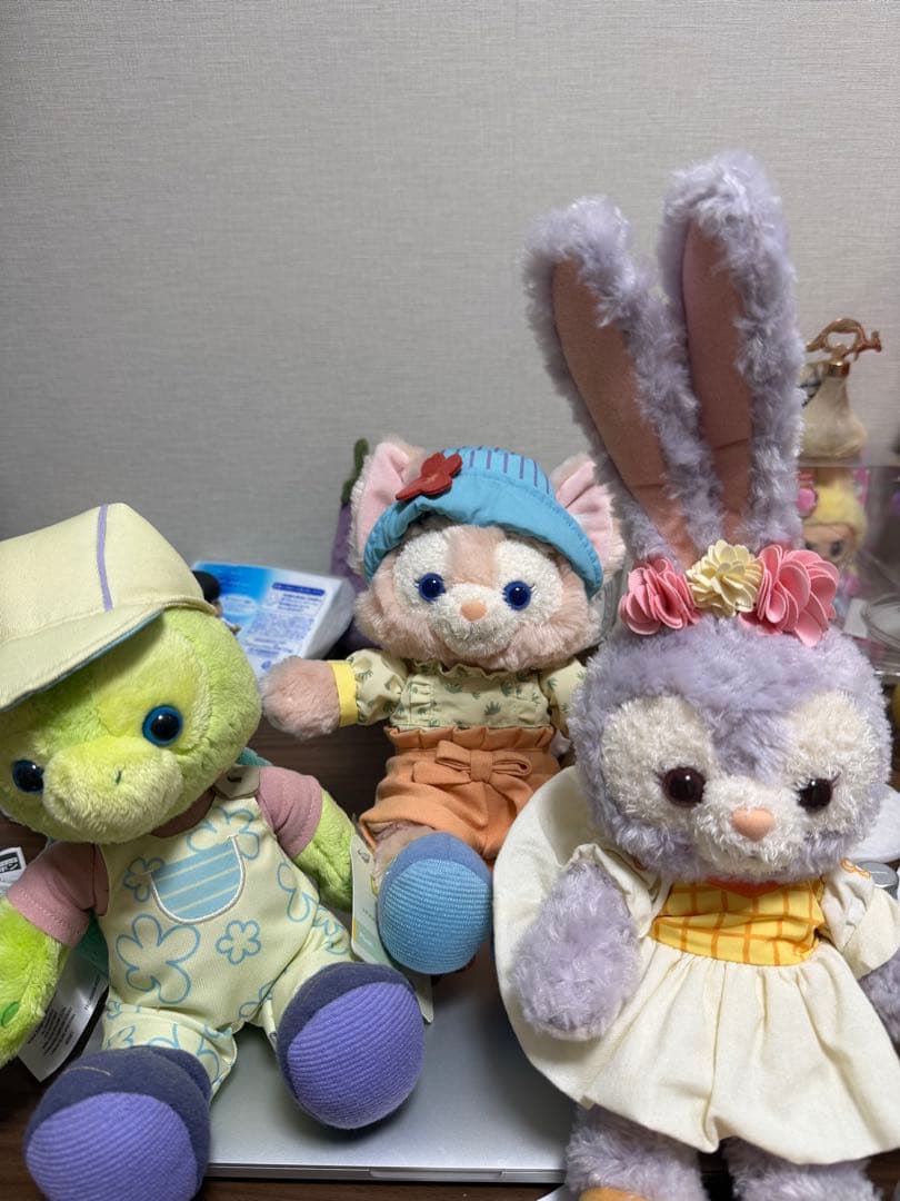 香港ディズニーランド ダッフィー＆フレンズ ぬいぐるみ 3点セット